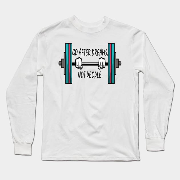 Training to beat your dream Long Sleeve T-Shirt by yamiston